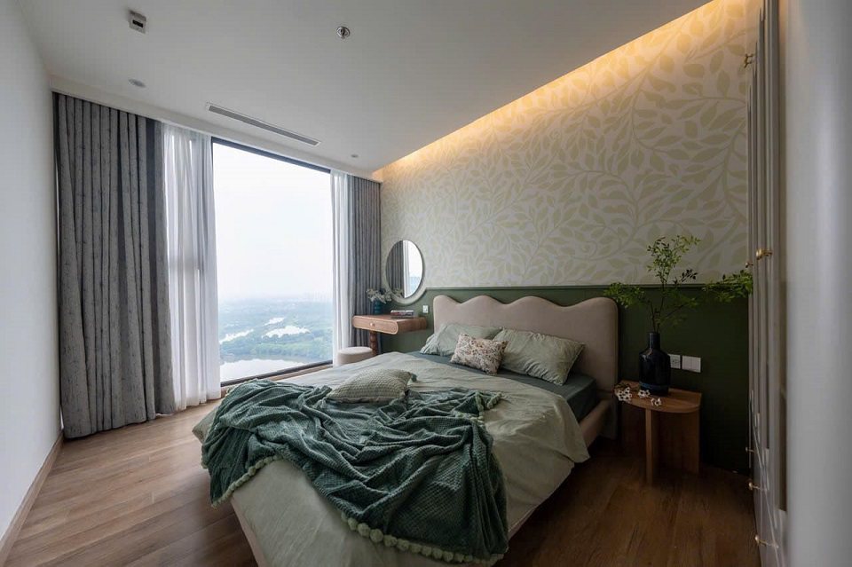 phòng ngủ căn hộ ecopark