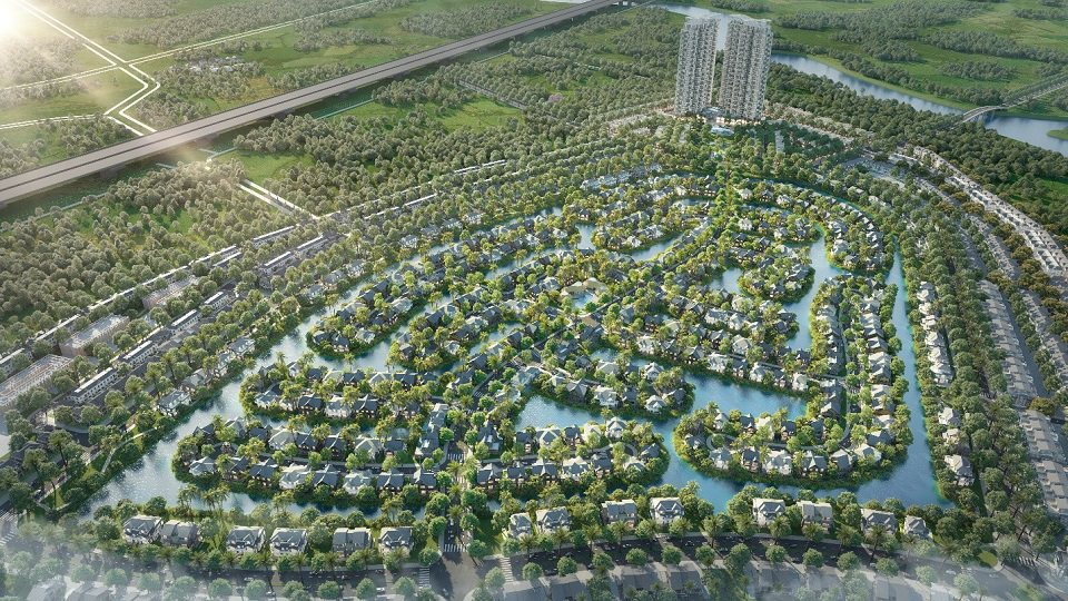 quy hoạch tổng thể biệt thự đảo eco long an