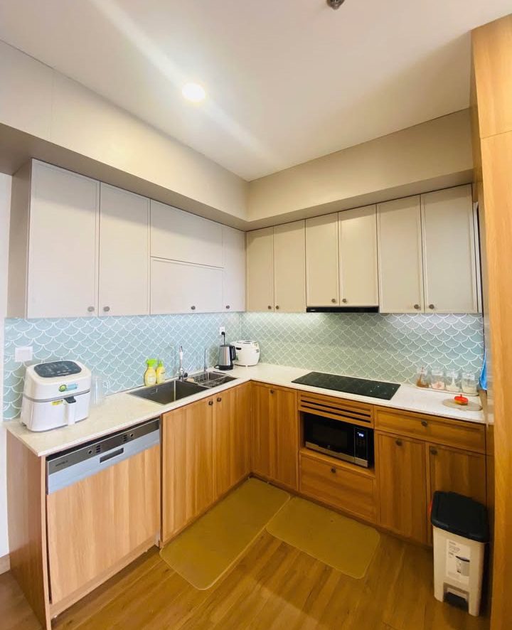 khu bếp căn hộ 2 phòng ngủ sky oasis