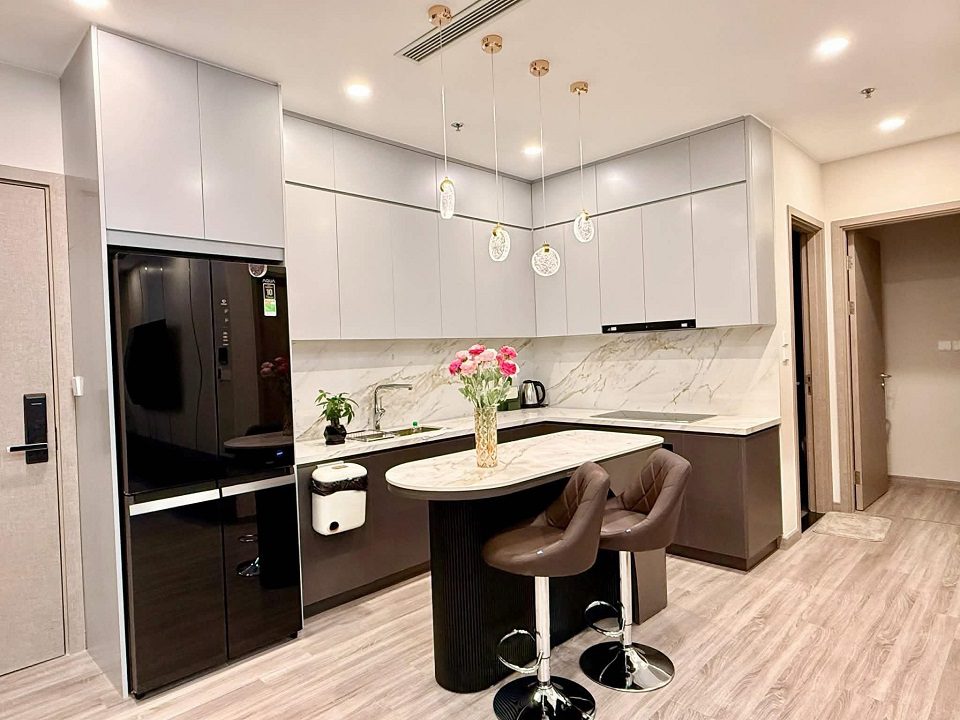 khu bếp căn hộ 2 phòng ngủ Sky Forest Ecopark