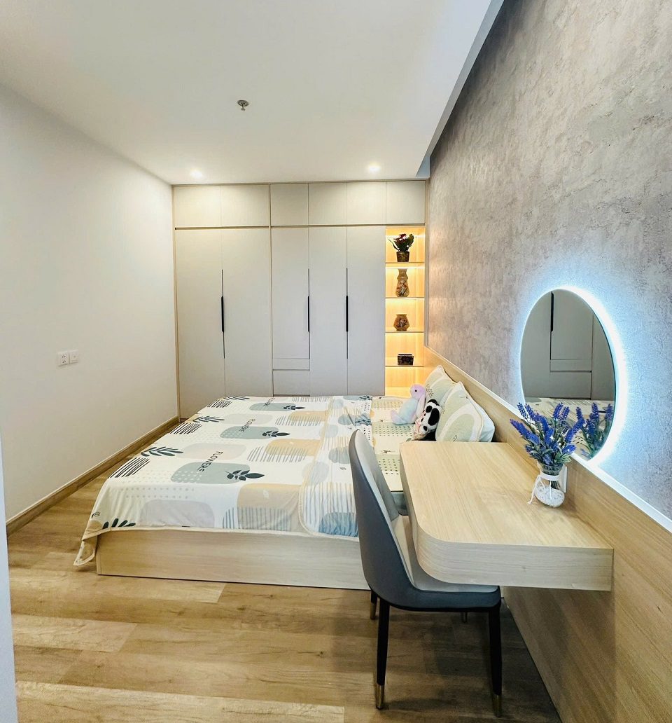 nội thất căn hộ Sol Forest 2 ngủ 1 vệ sinh