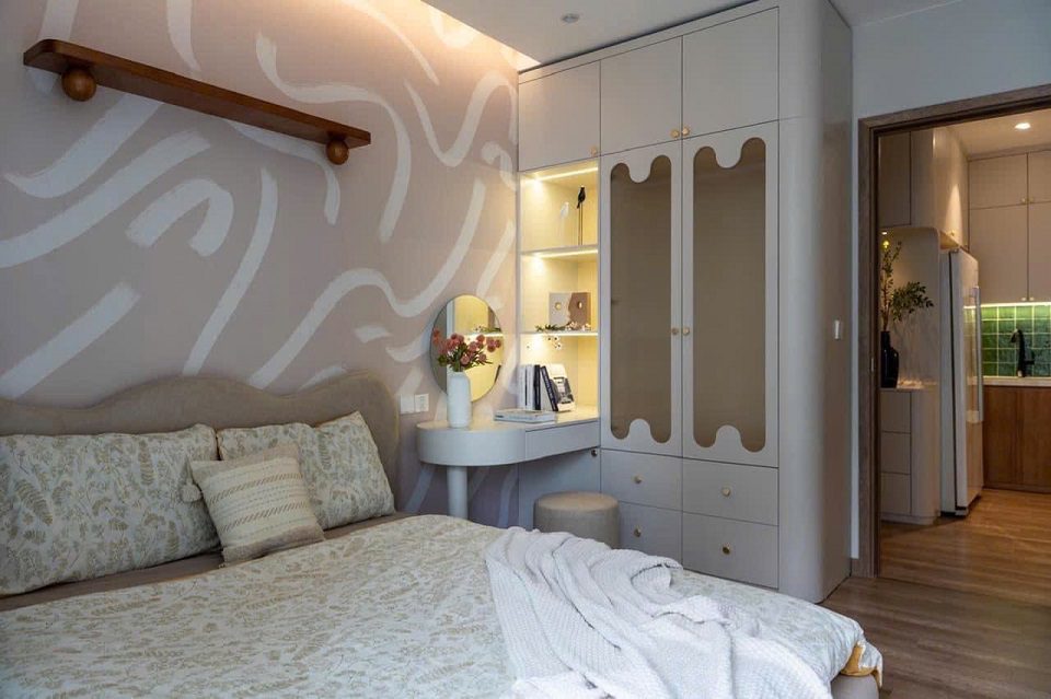 nội thất phòng ngủ căn 2 ngủ landmark ecopark