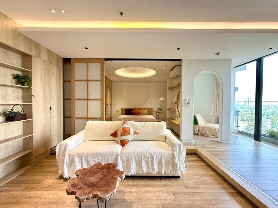 căn hộ Sol forest ecopark 2PN cải tạo thành 1PN