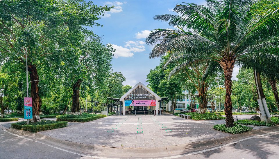 môi trường xanh trường Greenfield School  Ecopark