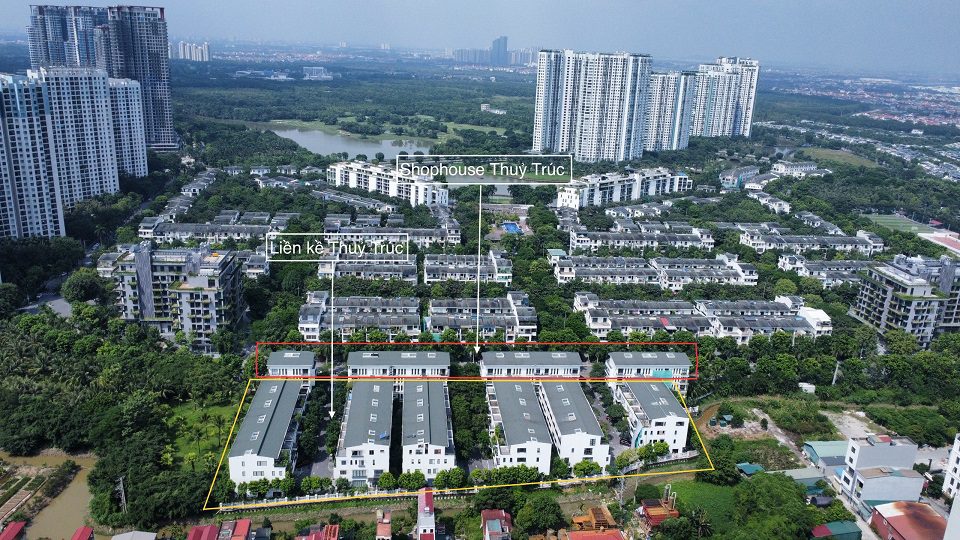 khu nhà phố Thủy Trúc Ecopark
