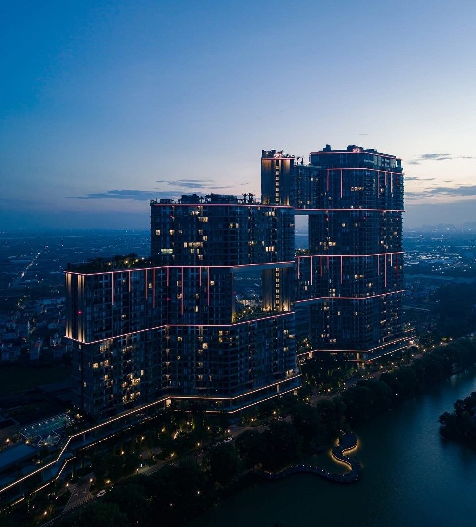 chung cư Sky Forest về đêm