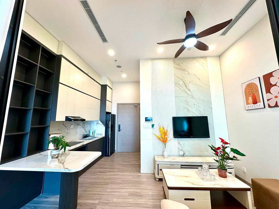 bán căn 1 phòng ngủ sky forest view biệt thự đảo