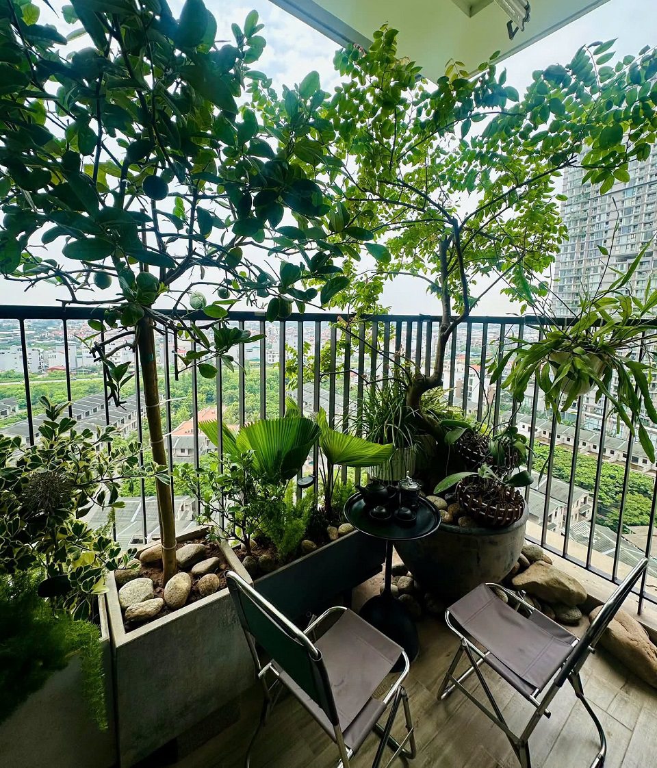 View từ căn hộ 3pn Haven Park