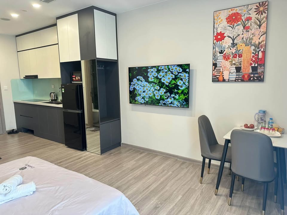 cho thuê căn hộ studio Sky Forest view biệt thự đảo giá rẻ