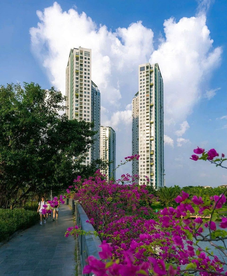 cung đường dạo bộ chill ecopark
