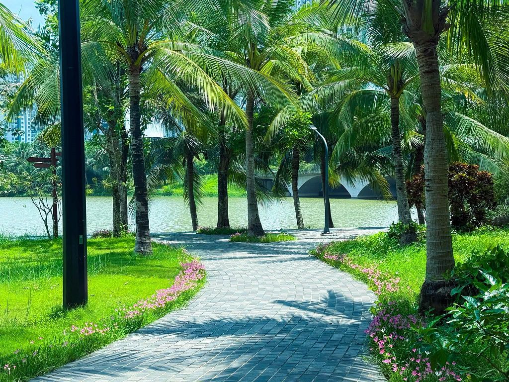 cung đường dạo bộ onsen Ecopark