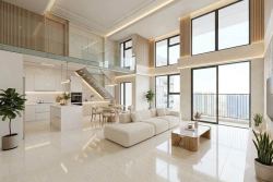 thiết kế căn hộ Mezza Sky Forest 120m2